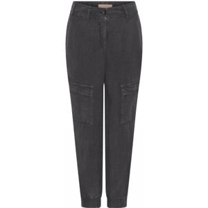 Gustav, Broeken, Dames, Grijs, XL, Utility-geïnspireerde 7/8 broek met zakken