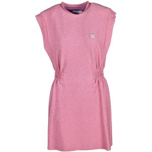 Gaëlle Paris, Kleedjes, Dames, Roze, XS, Polyester, Elegante Jurk met Viscosemix