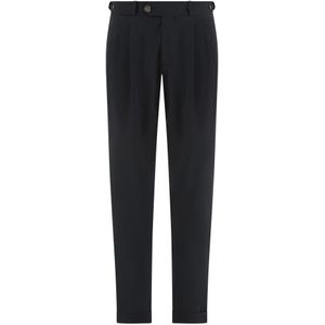 Rrd, Broeken, Heren, Blauw, L, Technische stofbroek met zakken