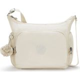 Kipling, Tassen, Dames, Beige, ONE Size, Polyester, Functionele Crossbody Tas met Meerdere Zakken