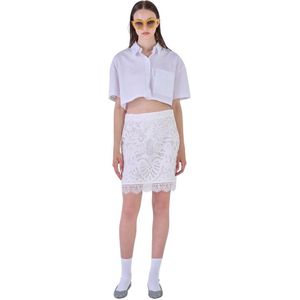 Silvian Heach, Rokken, Dames, Wit, XS, Short Skirts