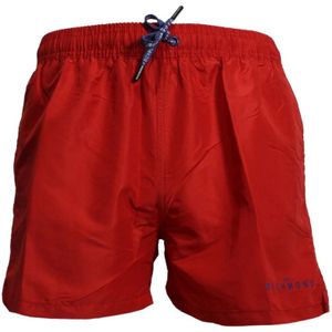 John Richmond, Badkleding, Heren, Rood, M, Nylon, Nylon zwemkleding met achterprint