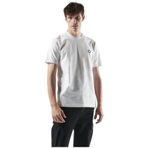 Ma.strum, Tops, Heren, Wit, S, Katoen, Icon Tee Korte Mouw Katoen Jersey