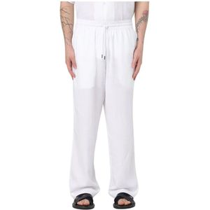 Emporio Armani, Broeken, Heren, Wit, L, Witte zwembroek broek voor mannen