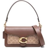 Coach, Tassen, Dames, Bruin, ONE Size, Bruin Koffie Opvouwbare Schoudertas