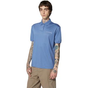 Richmond, Tops, Heren, Blauw, M, Katoen, Polo met geborduurd logo