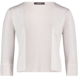 vera mont, Truien, Dames, Grijs, M, Glitterende Gebreide Bolero