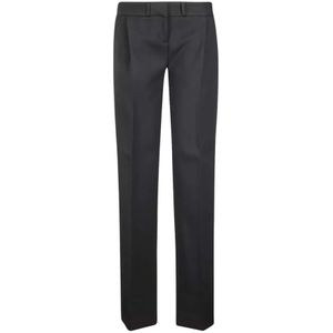 Coperni, Broeken, Dames, Zwart, XS, Polyester, Zwarte Lage Taille Broek