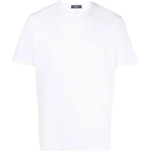 Herno, Tops, Heren, Wit, L, Witte T-shirts & Polos voor mannen