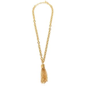 Moschino, Accessoires, Dames, Geel, ONE Size, Messing ketting