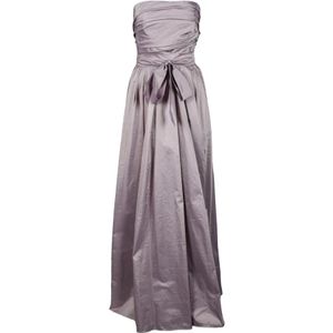 Max Mara Studio, Kleedjes, Dames, Paars, M, Polyester, Damesjurk
