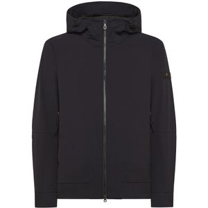 Peuterey, Sweatshirts & Hoodies, Heren, Blauw, 2Xl, Polyester, Svalbard MDN Jas