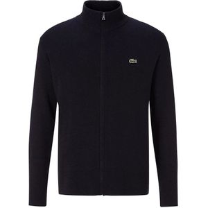 Lacoste, Truien, Heren, Zwart, L, Katoen, Gebreid Vest