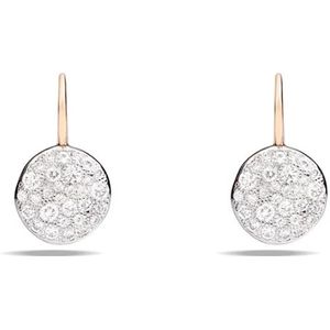 Pomellato, Accessoires, Dames, Grijs, ONE Size, Diamond Sand Oorbellen