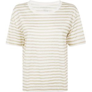 Majestic Filatures, Tops, Dames, Beige, XL, Casual Ronde Hals Sweater