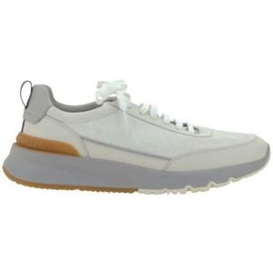 Brunello Cucinelli, Schoenen, Heren, Grijs, 42 EU, Nylon, Iconische hardloopschoenen