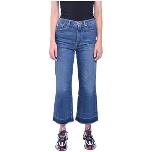 7 For All Mankind, Jeans, Dames, Blauw, W26, Katoen, Cropped Alexa Adore Jeans