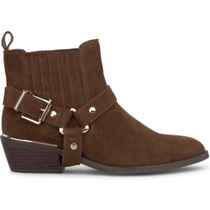 Alma EN Pena, Schoenen, Dames, Bruin, 37 EU, Leer, Cowboy enkellaarzen