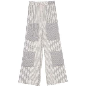Twinset, Broeken, Dames, Wit, S, Cargo Viscose Broek Wit