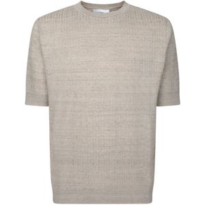 Lardini, Tops, Heren, Beige, M, Katoen, Beige T-Shirt