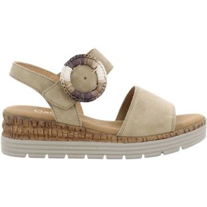 Gabor, Schoenen, Dames, Beige, 39 EU, Taupe Damesschoenen Stijlvol Model