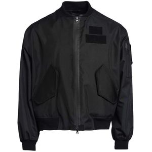 Stutterheim, Jassen, unisex, Zwart, XS, Ademende Bomberjack met Waterdichte Rits