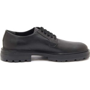 Hogan, Schoenen, Heren, Zwart, 42 EU, Vintage Derby Schoenen Made in Italy