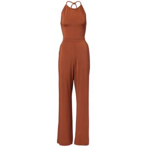 Max Mara, Jumpsuits & Playsuits, Dames, Bruin, M, Jersey Viscose Strandkleding Broek