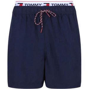 Tommy Hilfiger, Badkleding, Heren, Blauw, 2Xl, Nylon, Blauwe zwemkleding met technisch nylon