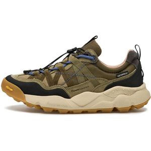 Flower Mountain, Schoenen, unisex, Veelkleurig, 40 EU, Suede and technical fabric sneakers Iwano 2 UNI