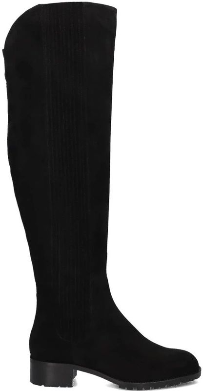Nalini, Schoenen, Dames, Zwart, 38 1/2 EU, Suède, Zwarte Suède Hoge Laarzen