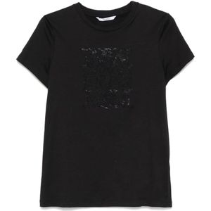 Max Mara, Tops, Dames, Zwart, XS, Zwarte T-shirts en Polos