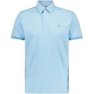 Etro, Tops, Heren, Blauw, L, Katoen, Polo Shirt met Logo Borduurwerk