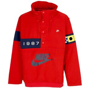 Nike, Sport, Heren, Rood, S, Polyester, Reissue Walliwaw Geweven Windbreaker Jas