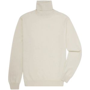 Brooks Brothers, Truien, Heren, Wit, XL, Kasjmier, Cashmere coltrui