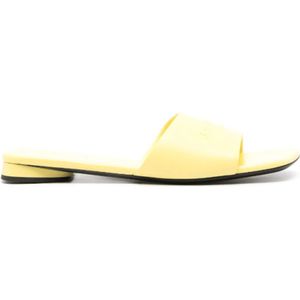 Balenciaga, Schoenen, Dames, Geel, 39 EU, Duty Free Flat Sandaal
