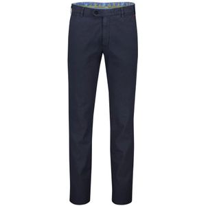 Meyer, Broeken, Heren, Blauw, M, Katoen, Donkerblauwe Linnen Katoenen Broek