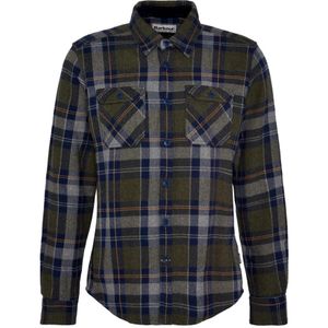Barbour, Overhemden, Heren, Veelkleurig, M, Katoen, Snowcap Fitted Shirt Olive