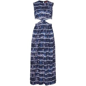 Altuzarra, Kleedjes, Dames, Blauw, S, Wol, Maxi Kleedjes
