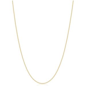 Nialaya, Accessoires, Heren, Geel, M, Gouden Cubaanse schakelketting