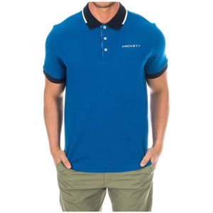 Hackett, Tops, Heren, Blauw, S, Katoen, Poloshirt