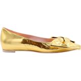 Ras, Schoenen, Dames, Geel, 37 EU, Elegant Ballerina Flats