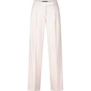 Windsor, Broeken, Dames, Beige, M, Wol, Wijde Pijp Wollen Broek