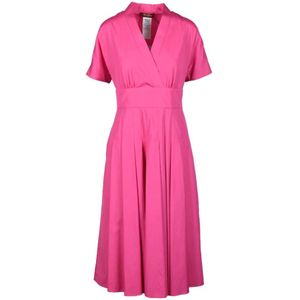 Max Mara Studio, Kleedjes, Dames, Roze, XS, Katoen, Damesjurk