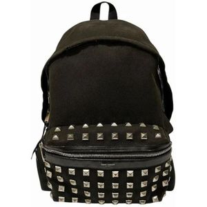 Yves Saint Laurent Vintage, Pre-owned, Dames, Zwart, ONE Size, Leer, Pre-owned Canvas backpacks