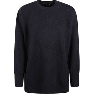 Fabiana Filippi, Truien, Dames, Blauw, M, Rondgebreide trui