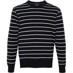 Paul & Shark, Truien, Heren, Zwart, S, Rondgebreide trui