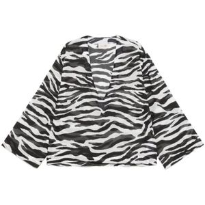The Attico, Blouses & Shirts, Dames, Zwart, S, Zwarte Shirts voor Vrouwen