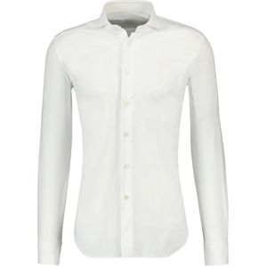 Xacus, Overhemden, Heren, Wit, L, Wit Overhemd Lange Mouw