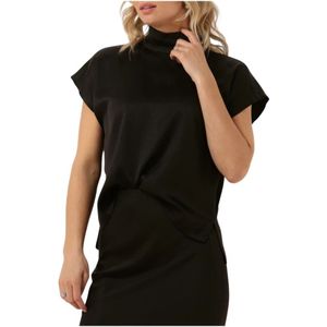 Drykorn, Blouses & Shirts, Dames, Zwart, XL, Stijlvolle Zwarte Top Alaria_1